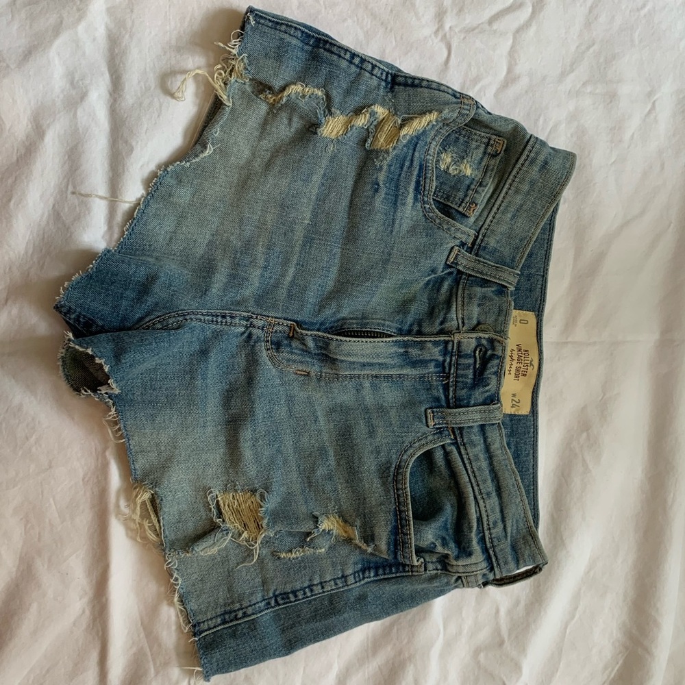 Hollister jean shorts